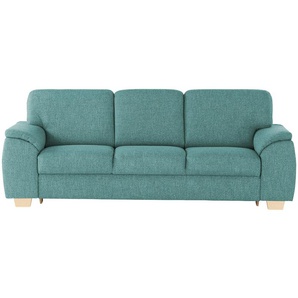 smart Sofa  Valencia ¦ türkis/petrol ¦ Maße (cm): B: 240 H: 90 T: 93.0