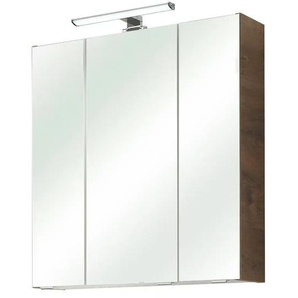 smart Spiegelschrank - holzfarben - Materialmix - 65 cm - 70 cm - cm 16,0 | Möbel Kraft