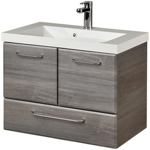 smart Waschtischunterschrank  Onda ¦ grau ¦ Maße (cm): B: 72 H: 51 T: 44.0