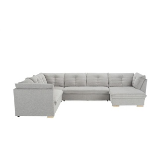smart Wohnlandschaft Imperia - grau - Materialmix - 360 cm - 85 cm - cm 270,0 | Möbel Kraft
