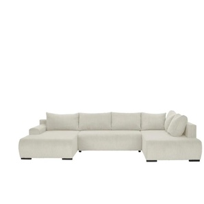 smart Wohnlandschaft  Nelly ¦ beige ¦ Maße (cm): B: 345 H: 85 T: 202.0