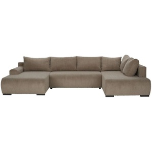 smart Wohnlandschaft Nelly - beige - Materialmix - 345 cm - 85 cm - cm 202,0 | Möbel Kraft