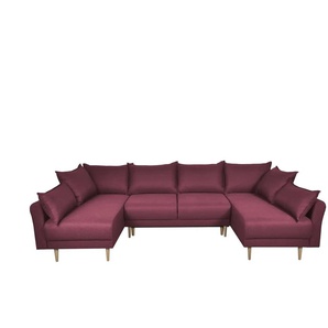 smart Wohnlandschaft - rot - Materialmix - 293 cm - 88 cm - cm 170,0 | Möbel Kraft