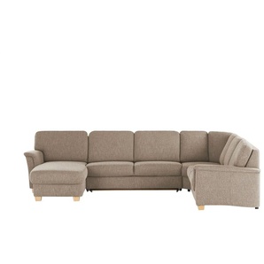 smart Wohnlandschaft Valencia - braun - Materialmix - 341 cm - 90 cm - cm 246,0 | Möbel Kraft