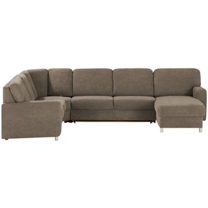 smart Wohnlandschaft  Valencia ¦ braun ¦ Maße (cm): B: 341 H: 90 T: 173.0