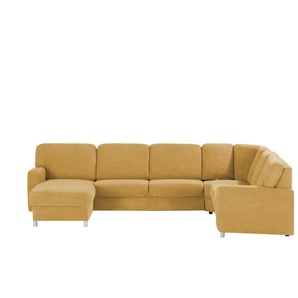 smart Wohnlandschaft  Valencia ¦ gelb ¦ Maße (cm): B: 341 H: 90 T: 240.0