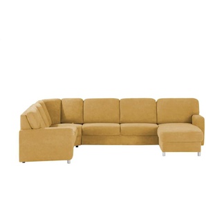 smart Wohnlandschaft Valencia - gelb - Materialmix - 341 cm - 90 cm - cm 173,0 | Möbel Kraft