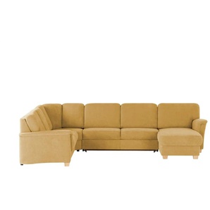 smart Wohnlandschaft Valencia - gelb - Materialmix - 341 cm - 90 cm - cm 179,0 | Möbel Kraft