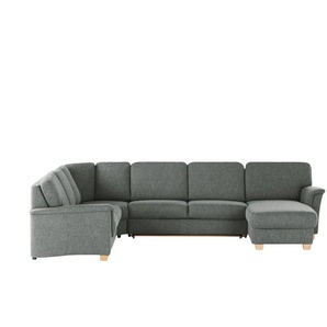 smart Wohnlandschaft Valencia - grau - Materialmix - 341 cm - 90 cm - cm 179,0 | Möbel Kraft