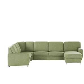 smart Wohnlandschaft  Valencia ¦ grün ¦ Maße (cm): B: 341 H: 90 T: 173.0