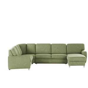smart Wohnlandschaft Valencia - grün - Materialmix - 341 cm - 90 cm - cm 173,0 | Möbel Kraft