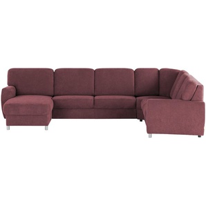 smart Wohnlandschaft  Valencia ¦ rot ¦ Maße (cm): B: 341 H: 90 T: 240.0