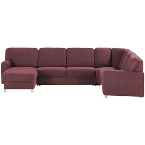 smart Wohnlandschaft  Valencia ¦ rot ¦ Maße (cm): B: 341 H: 90 T: 240.0