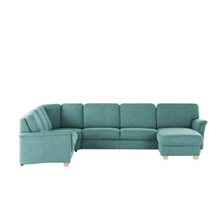 smart Wohnlandschaft Valencia - türkis/petrol - Materialmix - 341 cm - 90 cm - cm 179,0 | Möbel Kraft