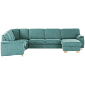 smart Wohnlandschaft Valencia - türkis/petrol - Materialmix - 341 cm - 90 cm - cm 187,0 | Möbel Kraft