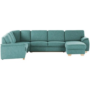 smart Wohnlandschaft Valencia - türkis/petrol - Materialmix - 341 cm - 90 cm - cm 187,0 | Möbel Kraft