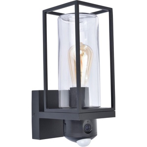 Smarte LED-Leuchte LUTEC FLAIR Lampen Gr. Höhe: 32,6 cm, schwarz LED Smart Home Außenleuchte Wandlampe Außenwandleuchte Außenwandleuchten