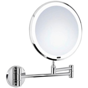Smedbo Schminkspiegel Beslagsboden, Chrom, Metall, Kunststoff, Glas, rund, feuchtraumgeeignet, Badaccessoires, Waschplatzzubehör, Kosmetik- &