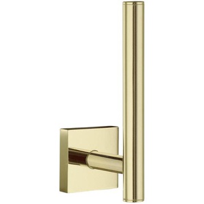 Smedbo Toilettenpapierhalter, Gold, Metall, 4.5x14x6.6 cm, Badaccessoires, WC Zubehör, Toilettenpapierhalter