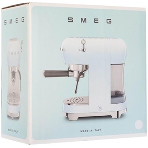 SMEG 50s Style ECF02WHEU - coffee machine with cappuccinatore - 15 bar - white
