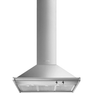 Smeg Dunstabzugshaube Classici , Edelstahl , Metall , 90x123x55.5 cm , Hochleistungsgebläse, Arbeitsplatzbeleuchtung , Küchen, Küchenelektrogeräte, Dunstabzugshauben