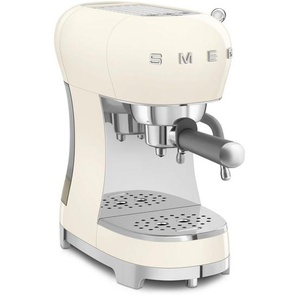 Smeg Espressomaschine 50´s Style, Creme, Metall, Kunststoff, 1100 ml, 14.9x33x32.9 cm, Küchengeräte, Kaffeemaschinen & Zubehör
