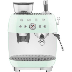 SMEG Espressomaschine EGF03PGEU Kaffeemaschinen mit integrierter Kaffeemühle grün (pastellgrün) Espressomaschine