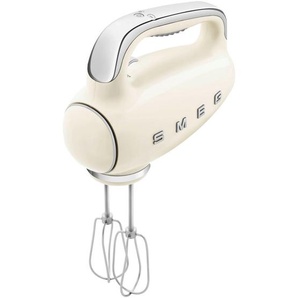 Smeg Handmixer 50S Style, Creme, Chrom, Metall, Kunststoff, 22x37.8x22.1 cm, LED-Display, Küchengeräte, Mixer