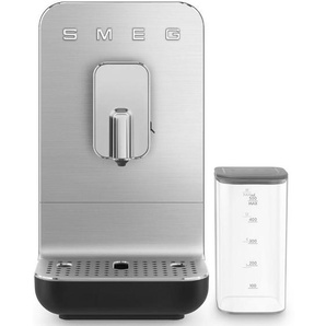 Smeg Kaffeevollautomat Collezione, Schwarz, Silber, Metall, Kunststoff, 18.0x33.6x43.3 cm, Küchengeräte, Kaffeemaschinen & Zubehör