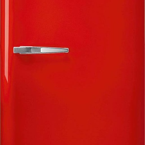 D (A bis G) SMEG Kühlschrank FAB28_5 Kühlschränke Gr. Rechtsanschlag, rot Kühlschränke mit Gefrierfach