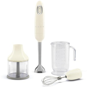 Smeg Stabmixer 50´s Style, Creme, Metall, 6.5x41.4x6.5 cm, Küchengeräte, Mixer