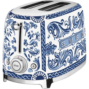 SMEG Toaster TSF01DGBEU Dolce & Gabbana Blue Mediterraneo blau (blue mediterraneo) 2-Scheiben-Toaster