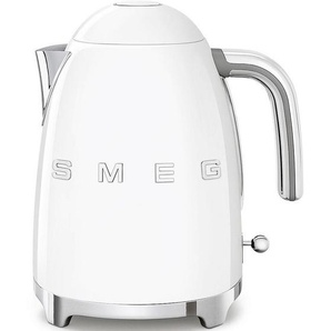 Smeg Wasserkocher, Metall, 1,7 L, 22.3x24.8x17.1 cm, Anti-Rutsch-Füße, ergonomischer Griff, flaches Heizelement, abgedecktes weit aufklappbarer Deckel, herausnehmbarer Filter, Signalton, Beleuchtung, automatische Abschaltung, manuelle Trockengehschutz,