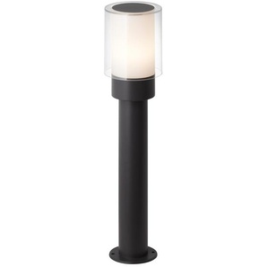 Sockelleuchte BRILLIANT Arthus Lampen Gr. 1 flammig, Ø 11,8 cm Höhe: 50 cm, grau (anthrazit) Sockelleuchten 50 cm Höhe, Ø 11,8 cm, E27, MetallKunststoff, anthrazit