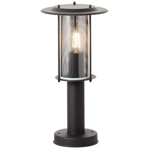 Sockelleuchte BRILLIANT Detroit Lampen Gr. 1 flammig, Ø 20 cm Höhe: 40 cm, schwarz (schwarz matt) Sockelleuchten Ø 20 cm, E27, MetallKunststoff, matt