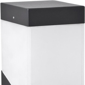 Sockelleuchte HEITRONIC Madeleine Lampen Gr. 1 flammig, Höhe: 50 cm, grau (anthrazit) Sockelleuchten Standleuchte, Außenleuchte, Standlampe, Sockellampe