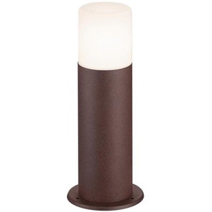 Sockelleuchte TRIO LEUCHTEN HOOSIC Lampen Gr. 1 flammig, Ø 8,5 cm Höhe: 30 cm, braun (rostbraun) Sockelleuchte Sockelleuchten Lampen