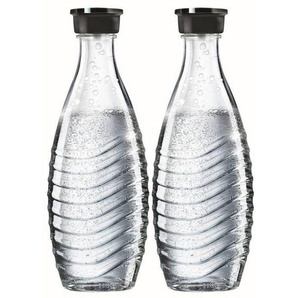 SodaStream Twinpack, Schwarz, Glas, 0,7 L,700 ml, 20.5x10.50x27 cm, Küchengeräte, Wasseraufbereitung, Wassersprudler