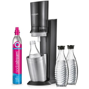 SodaStream Wassersprudler Crystal inkl. 3 Flaschen, 29x45x20 cm, ISO 9001, Dekra, Küchengeräte, Wasseraufbereitung, Wassersprudler