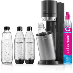 SodaStream Wassersprudler Duo Titan, Titan, Kunststoff, Glas, 15.3x44x25.8 cm, Küchengeräte, Wasseraufbereitung, Wassersprudler