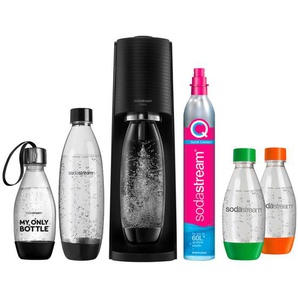 SodaStream Wassersprudler Terra, Grün, Orange, Schwarz, Kunststoff, 28.2x19.5x43.6 cm, Küchengeräte, Wasseraufbereitung, Wassersprudler