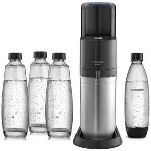 SodaStream Wassersprudler E-Duo, Titan, Kunststoff, Glas, 37x44x19 cm, Küchengeräte, Wasseraufbereitung, Wassersprudler