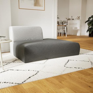 Sofa 2-Sitzer Anthrazit Strukturgewebe - Elegantes, gemütliches 2-Sitzer Sofa: Hochwertige Qualität, einzigartiges Design - 136 x 72 x 107 cm, konfigurierbar