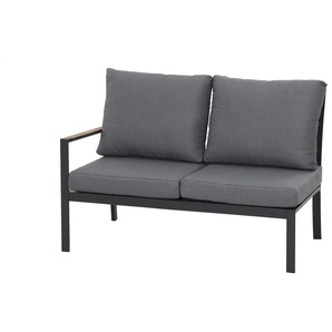 Siena Garden Gartensofa 2-Sitzer Londra ¦ grau ¦ Maße (cm): B: 124,5 H: 87,5 T: 74.0