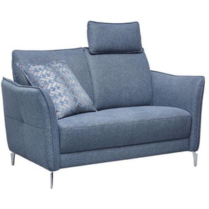 Sofa 2-Sitzer Piatto, blau