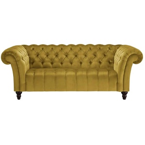 Sofa 2-sitzig - gelb - Materialmix - 205 cm - 74 cm - cm 101,0 | Möbel Kraft