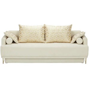 Sofa 2-sitzig   Lia ¦ beige ¦ Maße (cm): B: 223 H: 97 T: 100.0