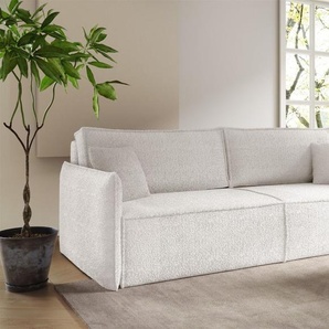 Sofa 3-Sitzer mit Schlaffunktion LAGOS in Stoff Abriamo Creme