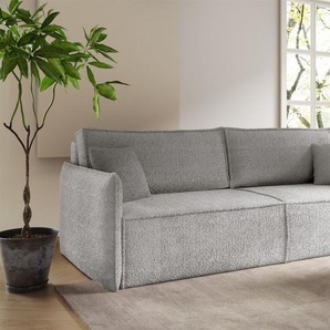 Sofa 3-Sitzer mit Schlaffunktion LAGOS in Stoff Abriamo Grau