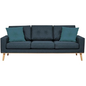 Sofa 3-sitzig Cristy | blau | 211 cm | 88 cm | cm 86,0 |